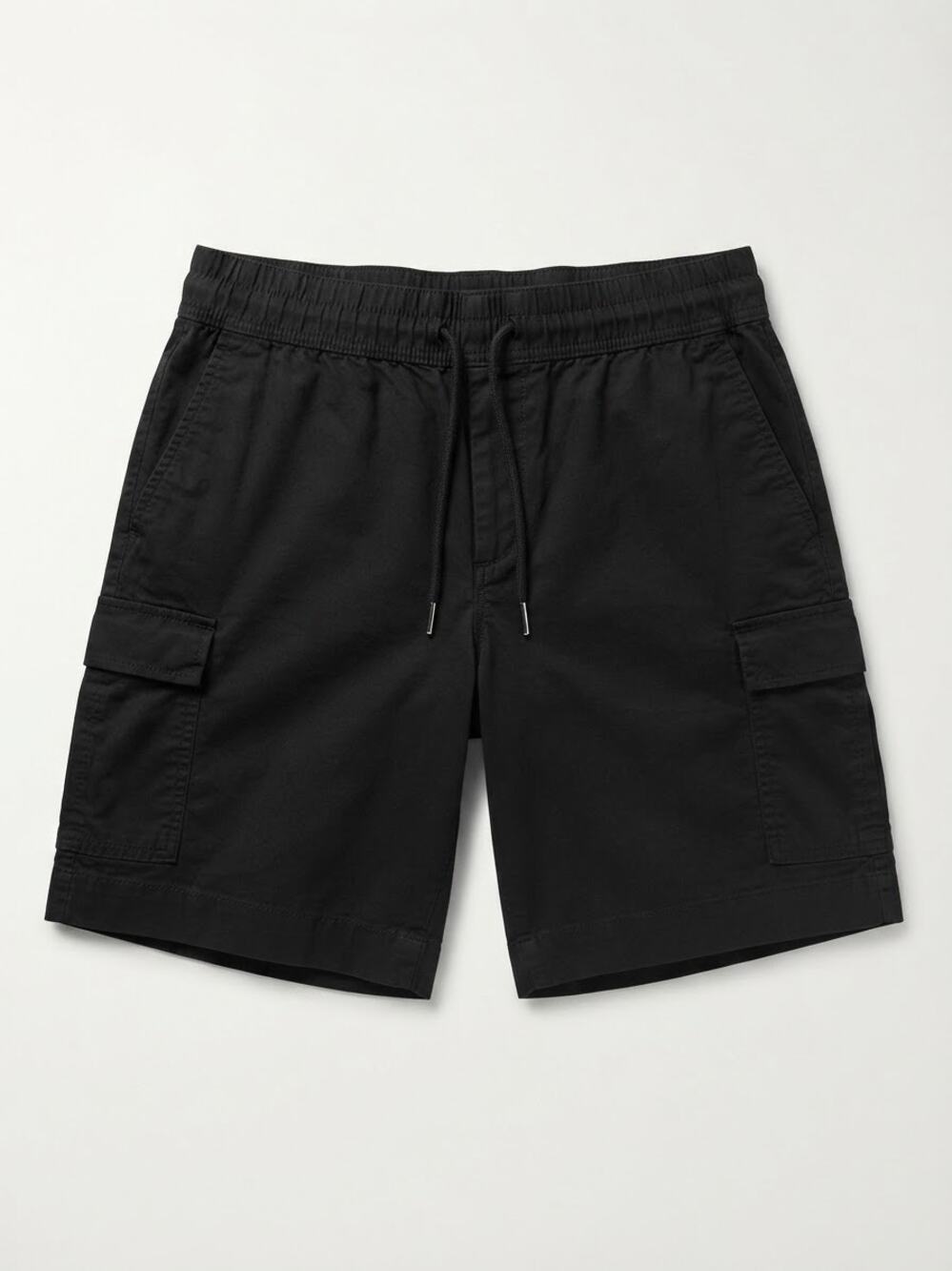 EXPRESS Men Black Cargo Shorts Size XS Drawstring Casual Utility Streetwear